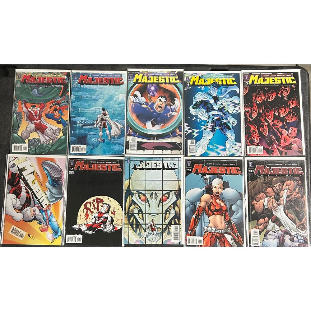 Majestic #1 - 10 (2005 WILDSTORM/DC) Lot of 10 Featuring Superman